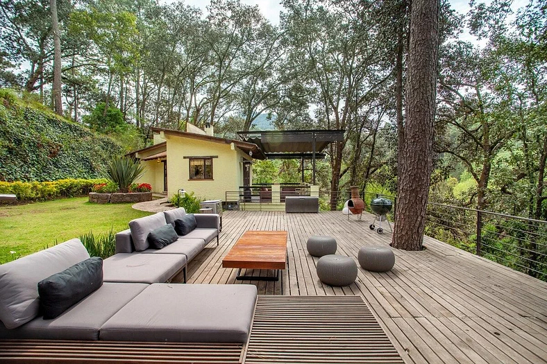 Deck exterior de Casa del Rio